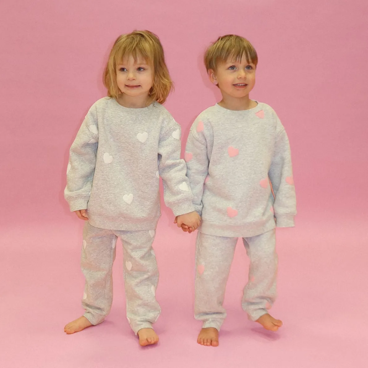 All Over Heart Oversized Jogger