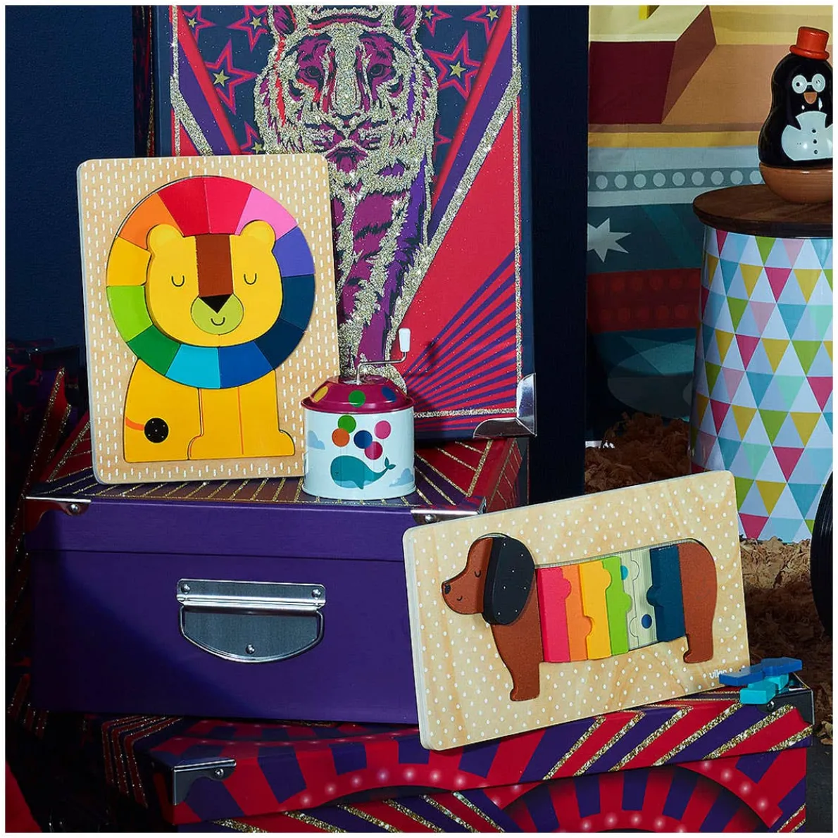 Andy Westface Dog Wooden Puzzle