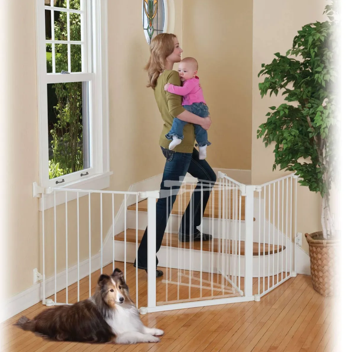 Auto Close ConfigureGate (30" Door) - White