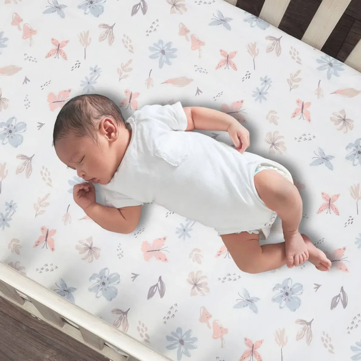 Baby Blooms 3 Piece Crib Set