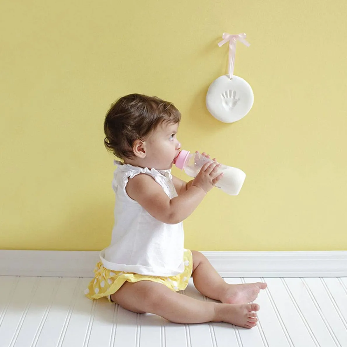 Babyprint Ornament - White