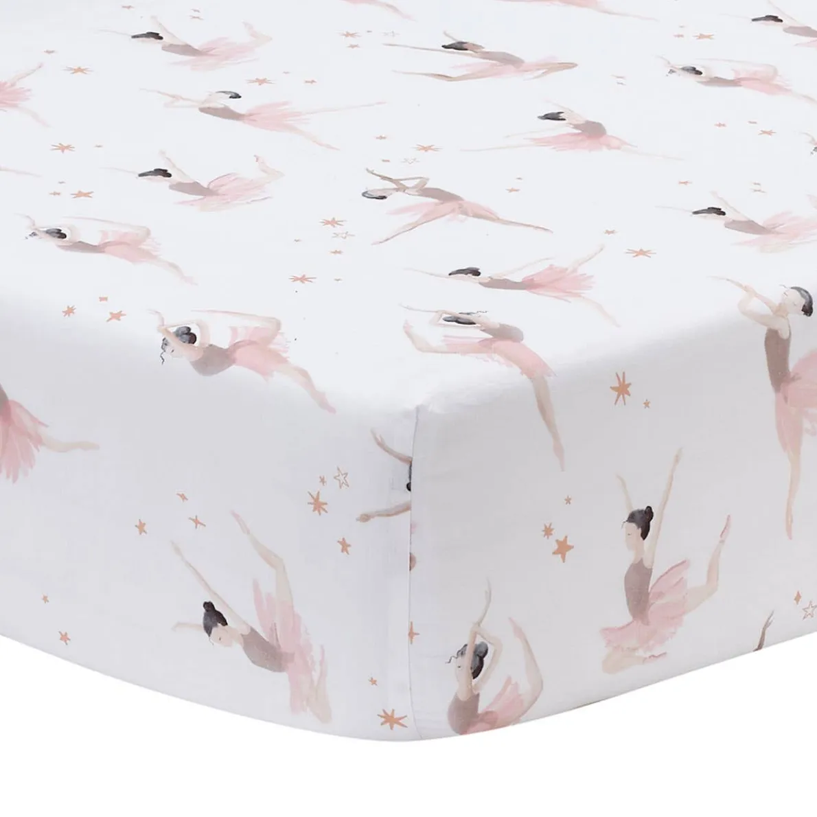 Ballerina Baby Crib Sheet