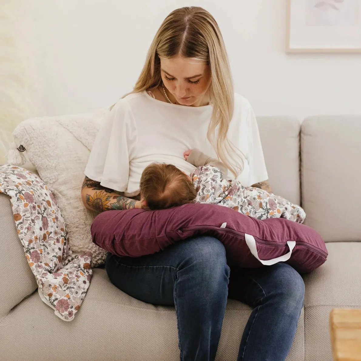 Bamboo Nursing Pillow (Solid)