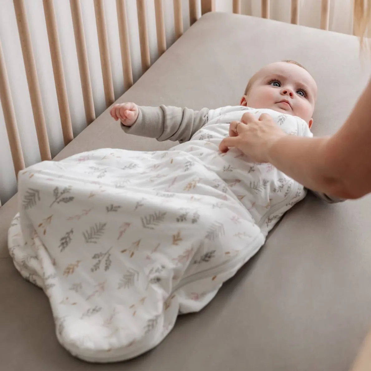 Bamboo Quilted Sleep Bag Print (1.0 TOG)