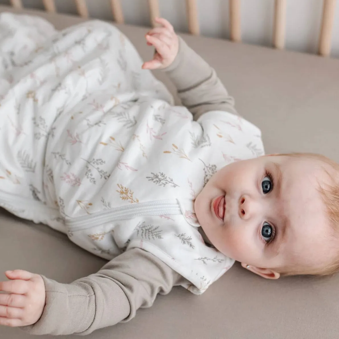 Bamboo Quilted Sleep Bag Print (1.0 TOG)