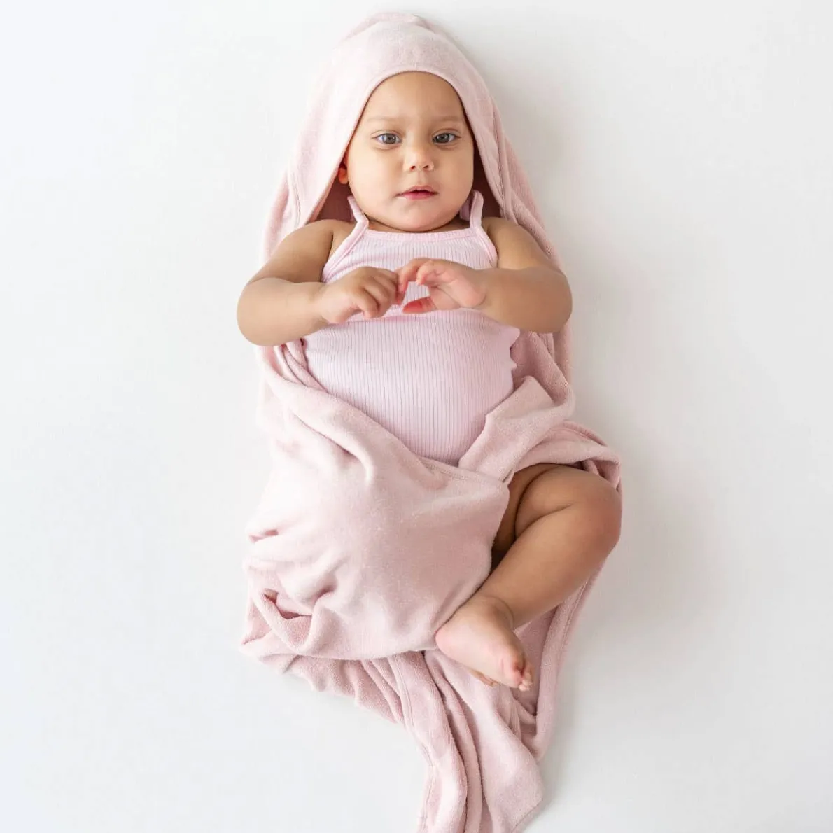 Bamboo Terry Hooded Infant Bath Towel
