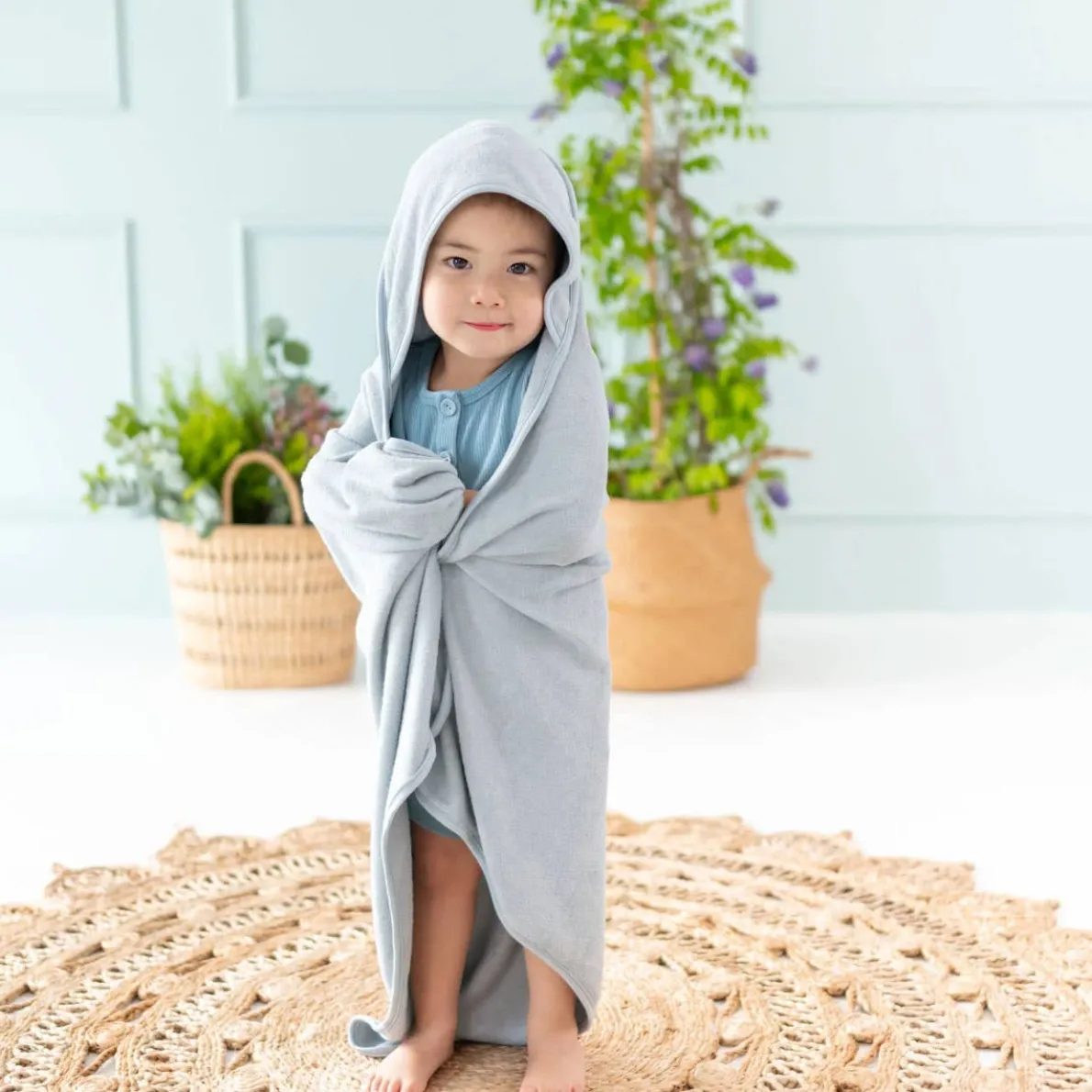 Bamboo Terry Hooded Infant Bath Towel