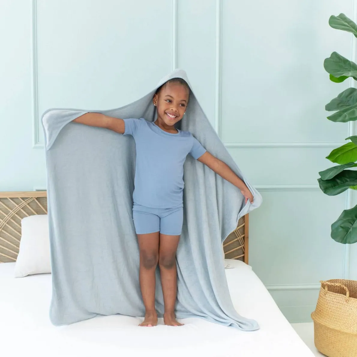 Bamboo Terry Hooded Toddler Bath Towel