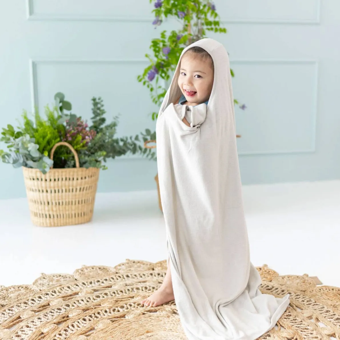 Bamboo Terry Hooded Toddler Bath Towel