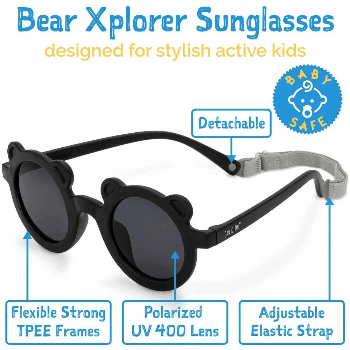 Bear Polarized Kids Sunglasses