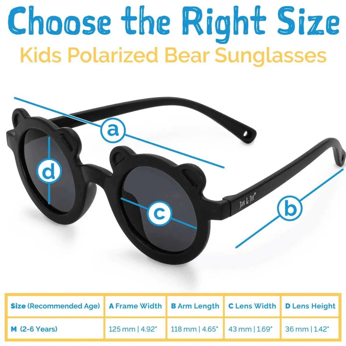 Bear Polarized Kids Sunglasses