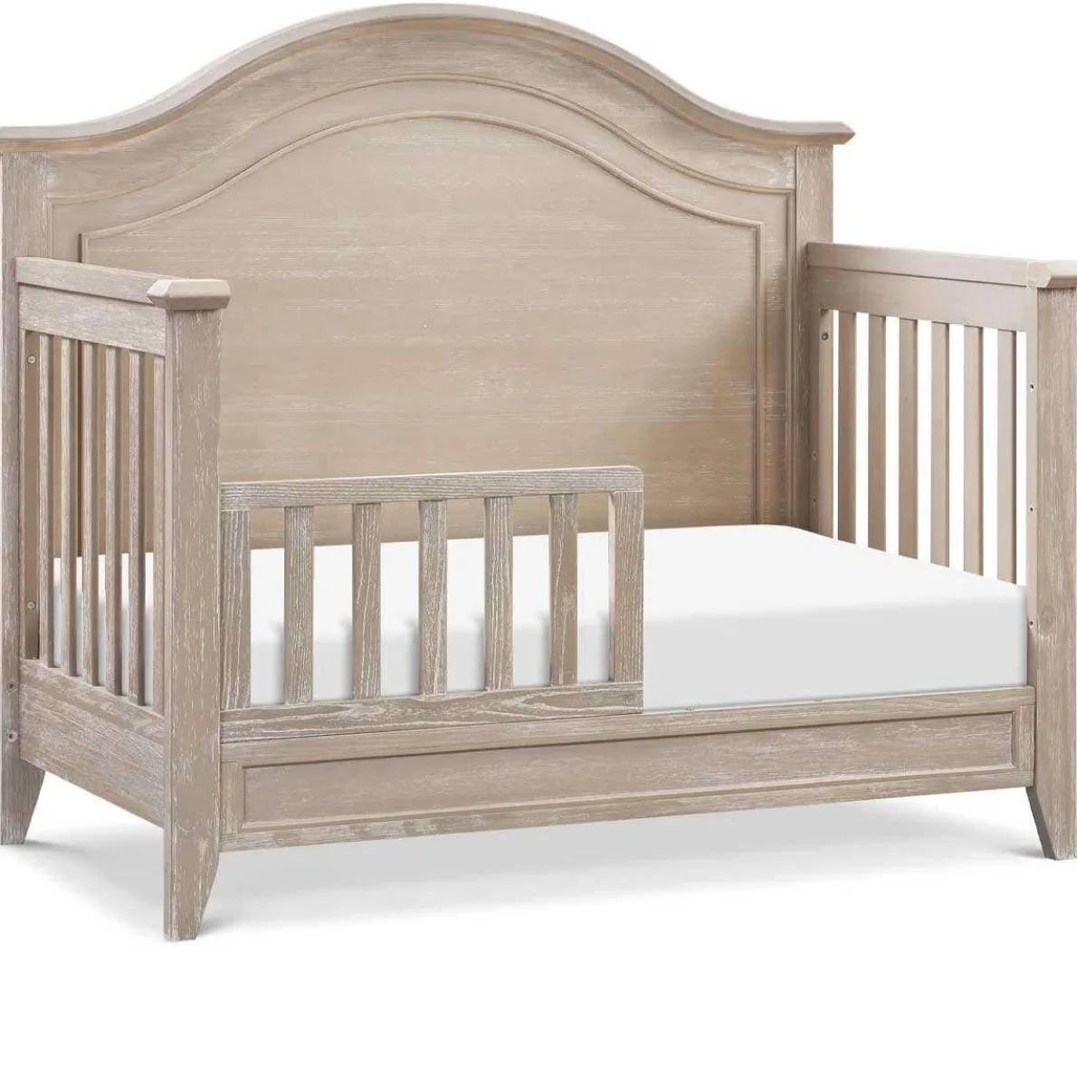 Beckett Curved Top 4-in-1 Crib (Rustic)