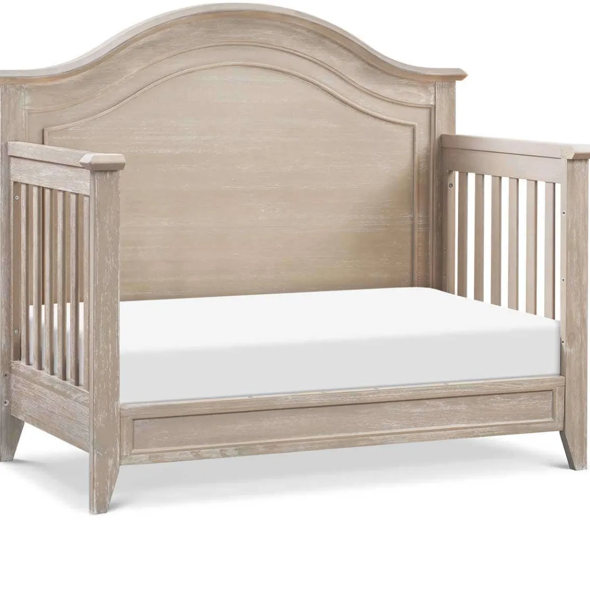 Beckett Curved Top 4-in-1 Crib (Rustic)