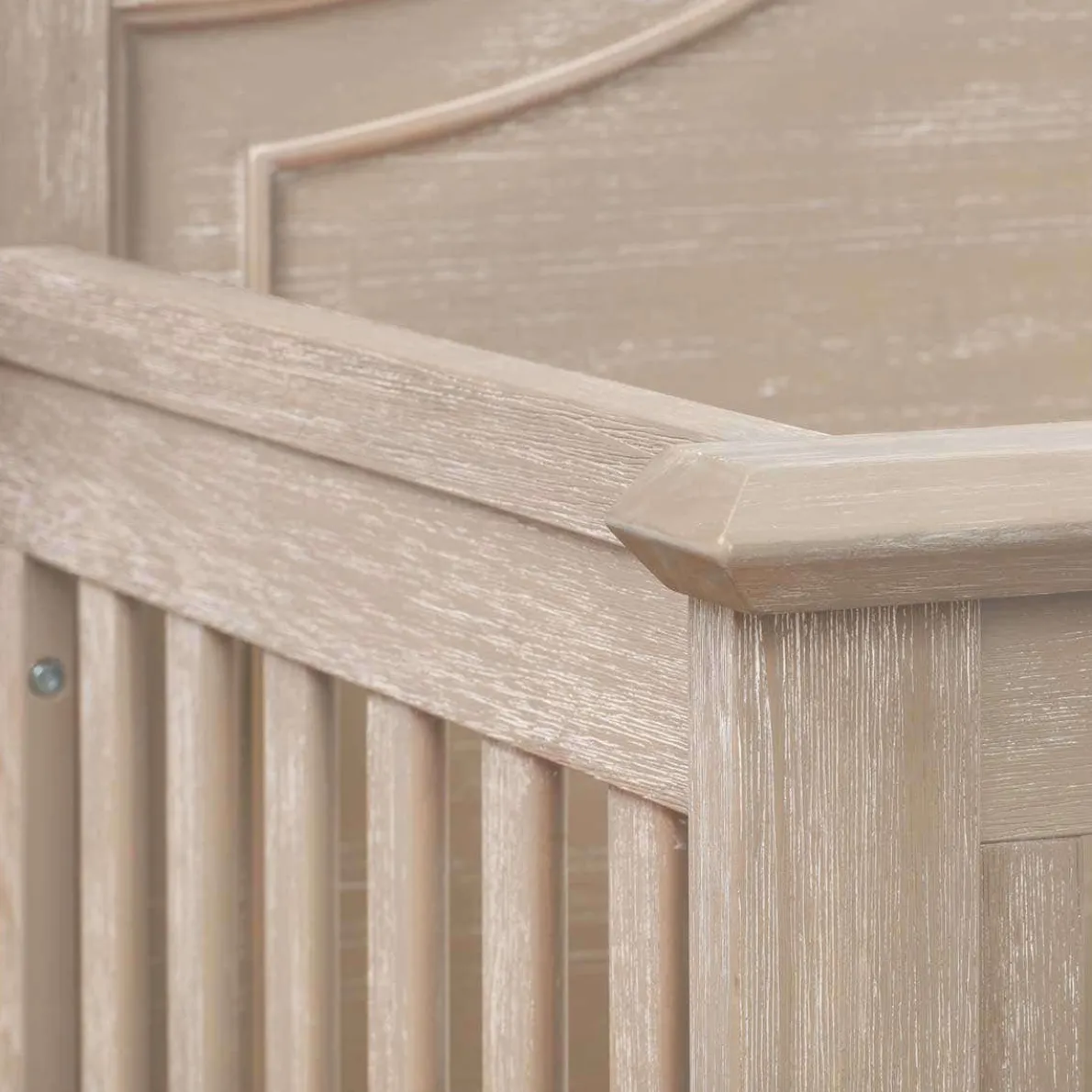 Beckett Curved Top 4-in-1 Crib (Rustic)