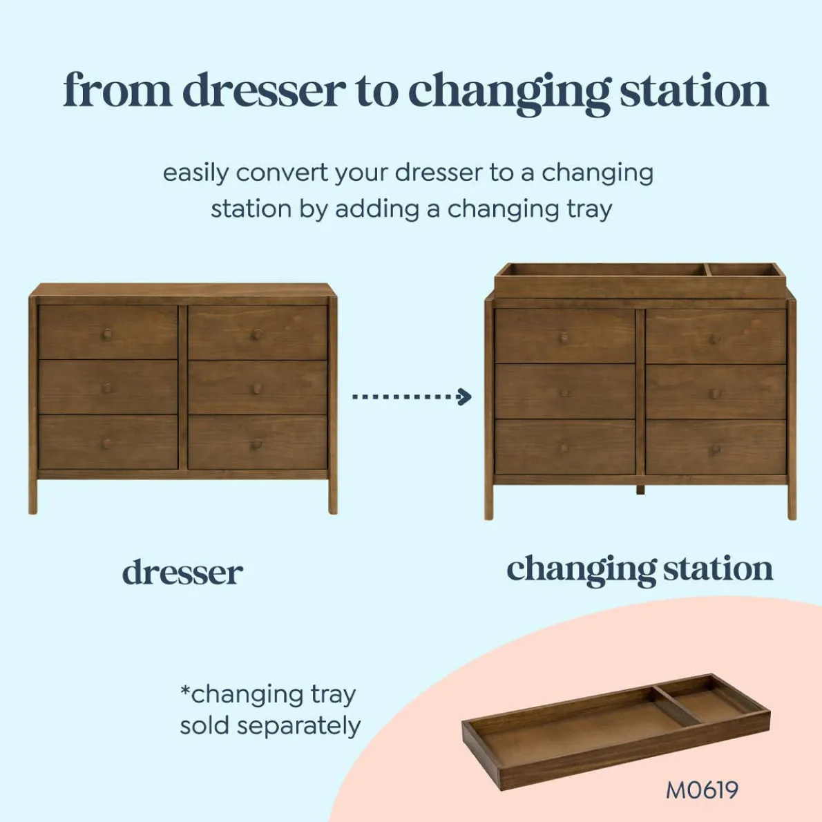 Birdie 6 Drawer Dresser