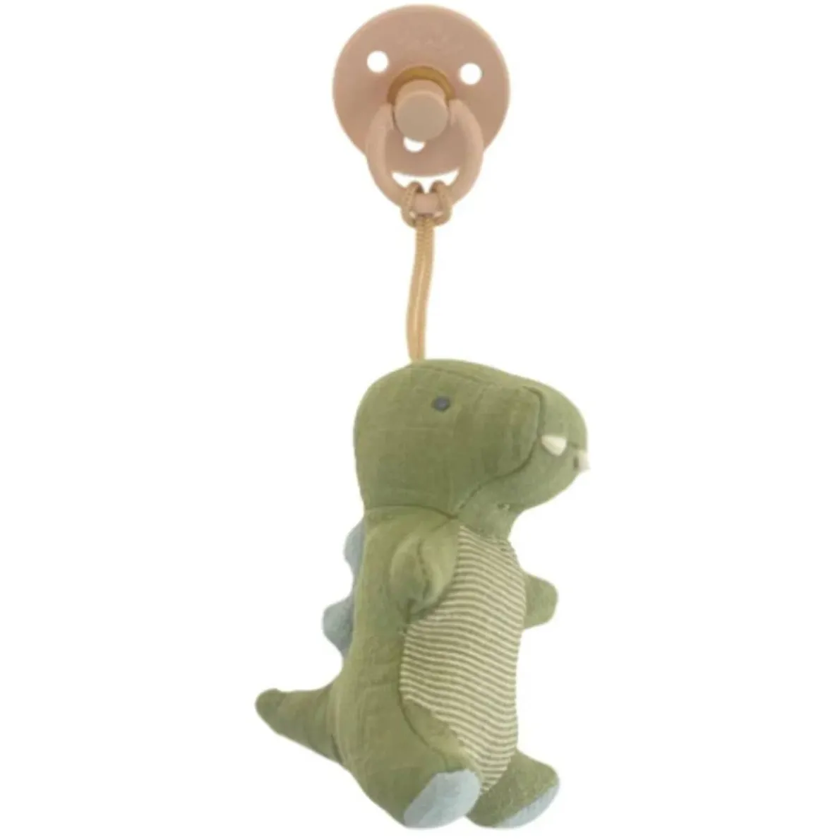 Bitzy Pal Natural Rubber + Stuffed Animal