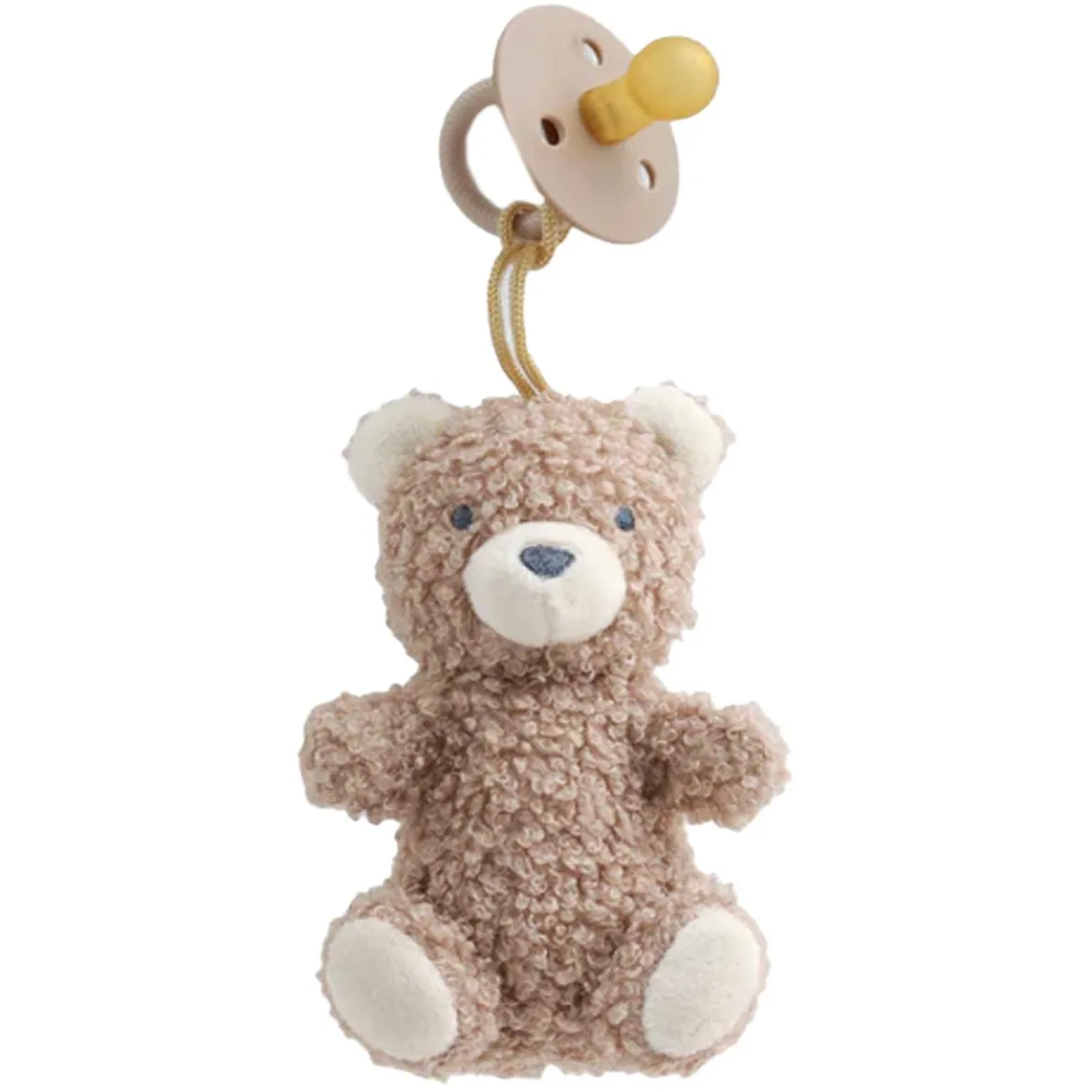 Bitzy Pal Natural Rubber + Stuffed Animal