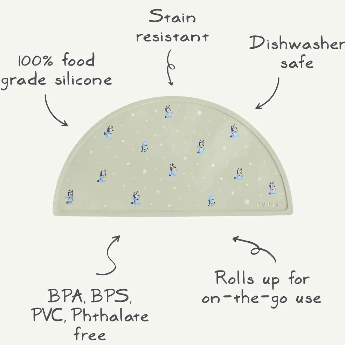 Bluey Silicone Place Mat