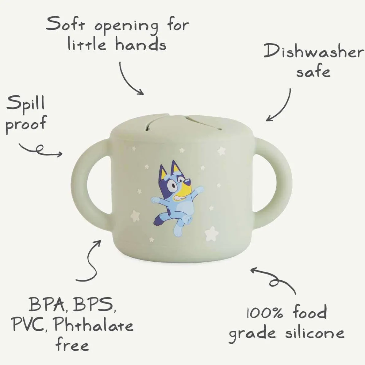 Bluey Silicone Snack Cup