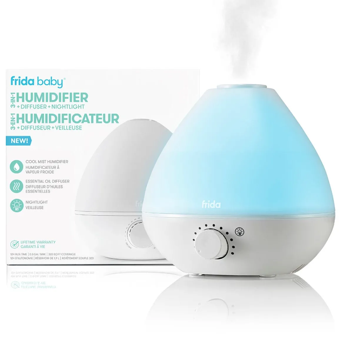 BreatheFrida 3-in-1 Humidifier Diffuser