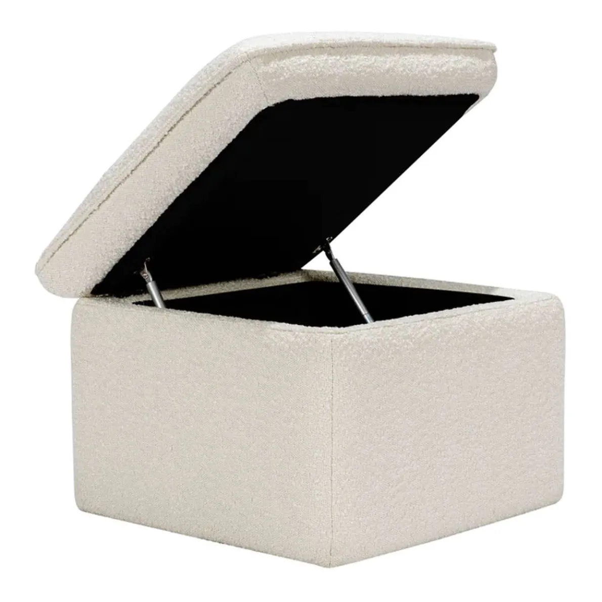Cali Boucle Storage Ottoman