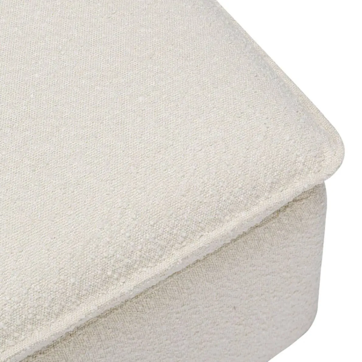 Cali Boucle Storage Ottoman