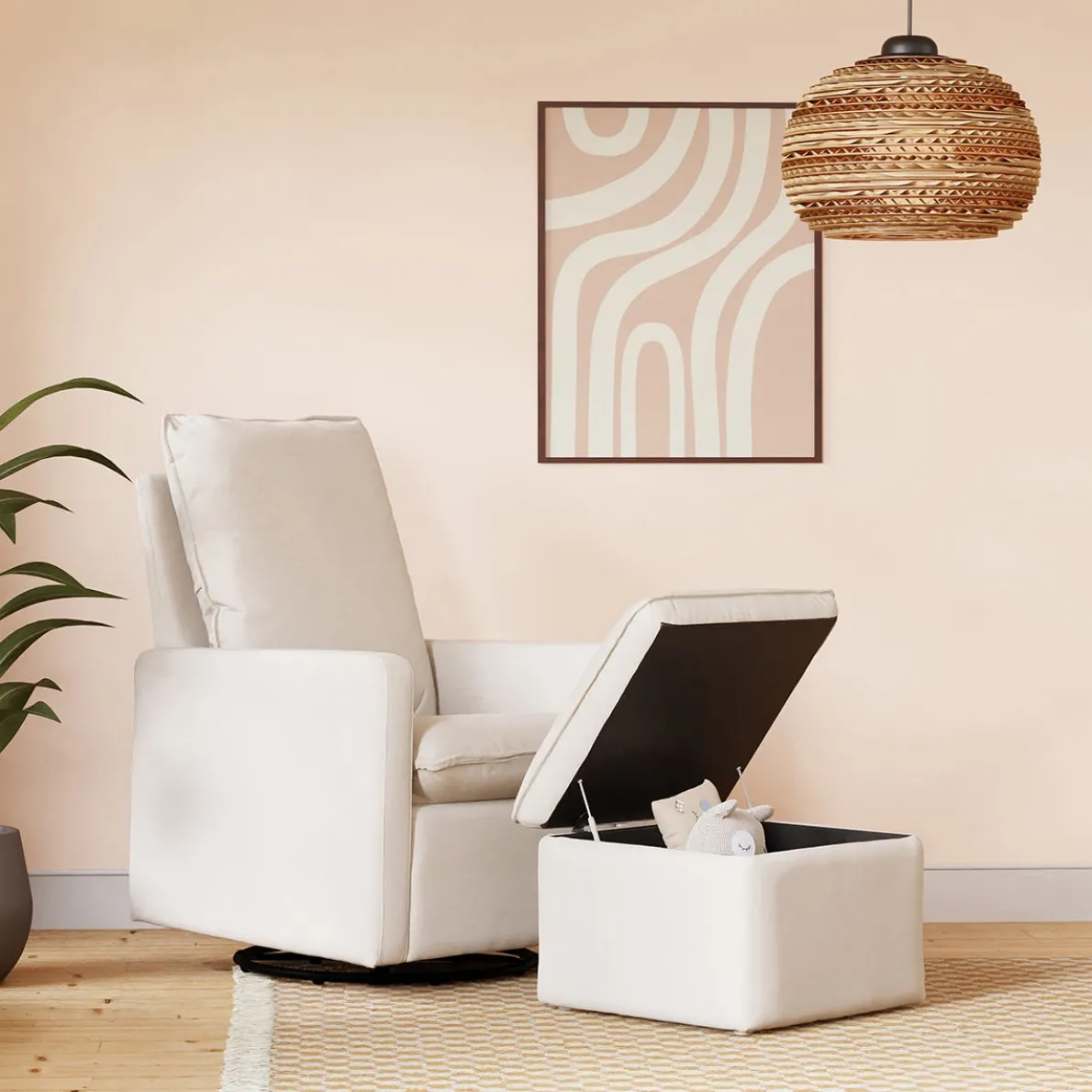 Cali Pillowback Glider (Eco-Weave)