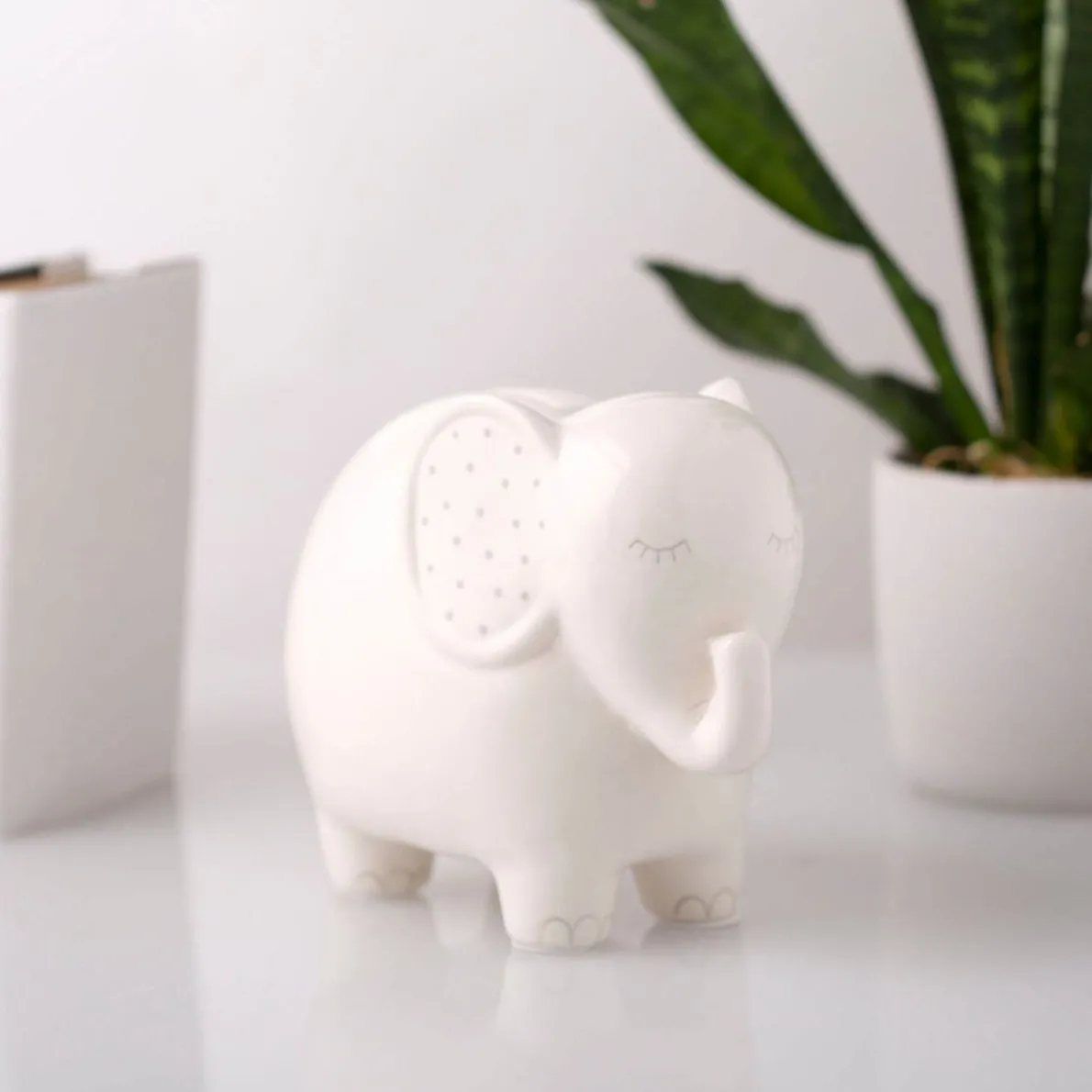 Ceramic Elephant Bank