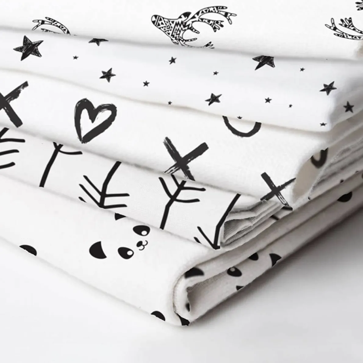 Change Pad Cover Flannel with Slits (Print)