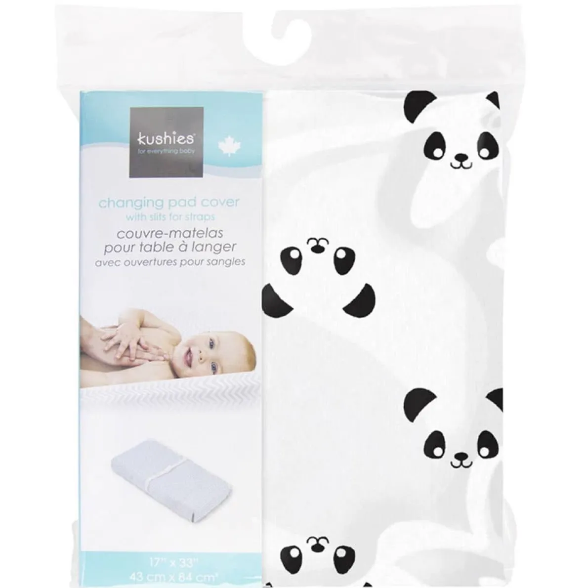 Change Pad Cover Flannel with Slits (Print)