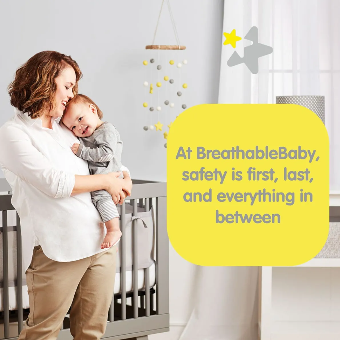 Classic Mesh Crib Liner (Print)