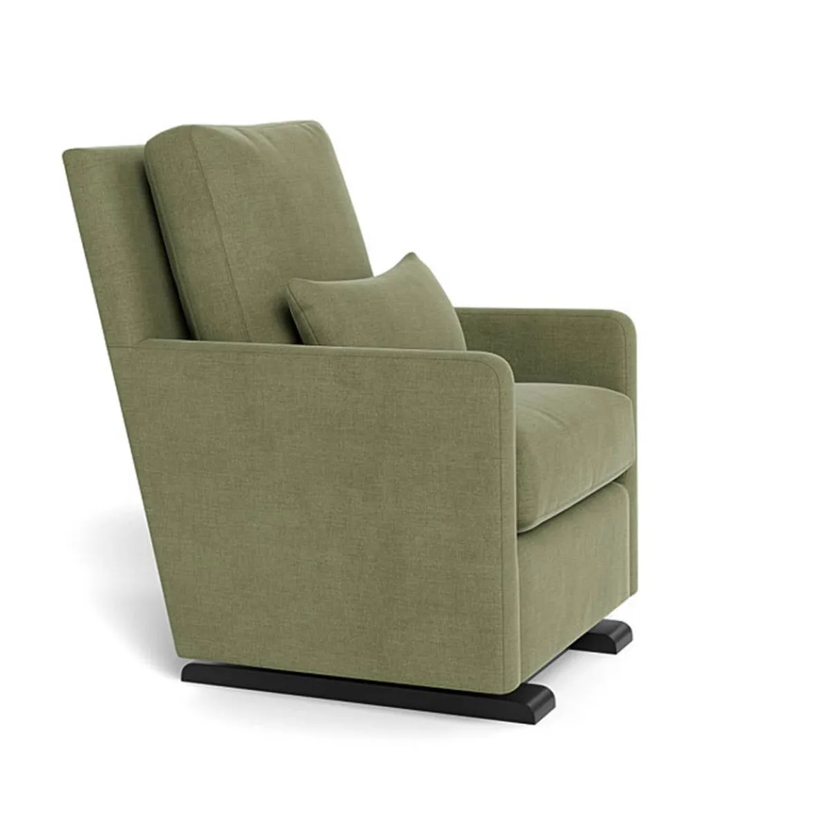 Como Glider - European Fabric with Espresso Base