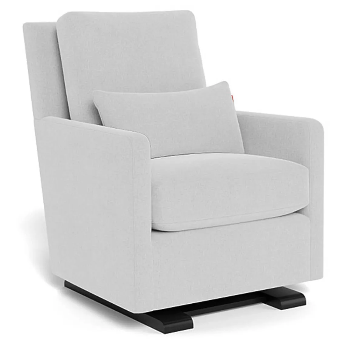 Como Glider - Fabric with Espresso Base