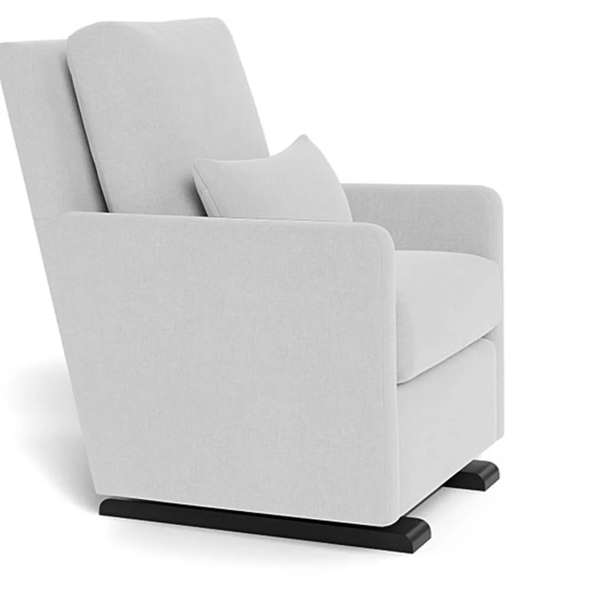 Como Glider - Fabric with Espresso Base