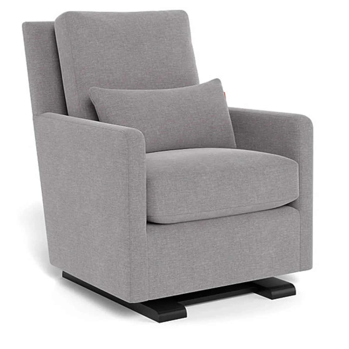 Como Glider - Fabric with Espresso Base