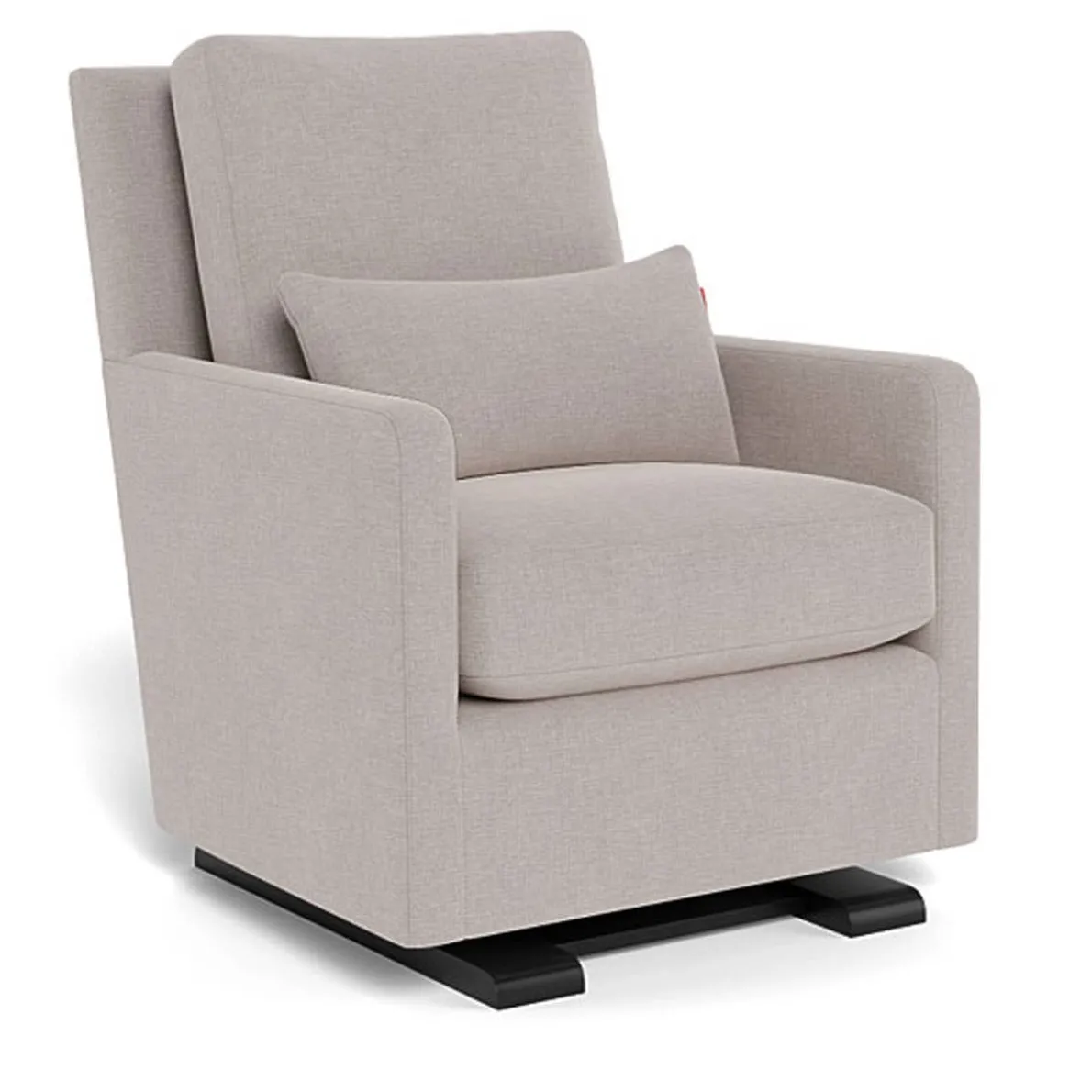 Como Glider - Fabric with Espresso Base