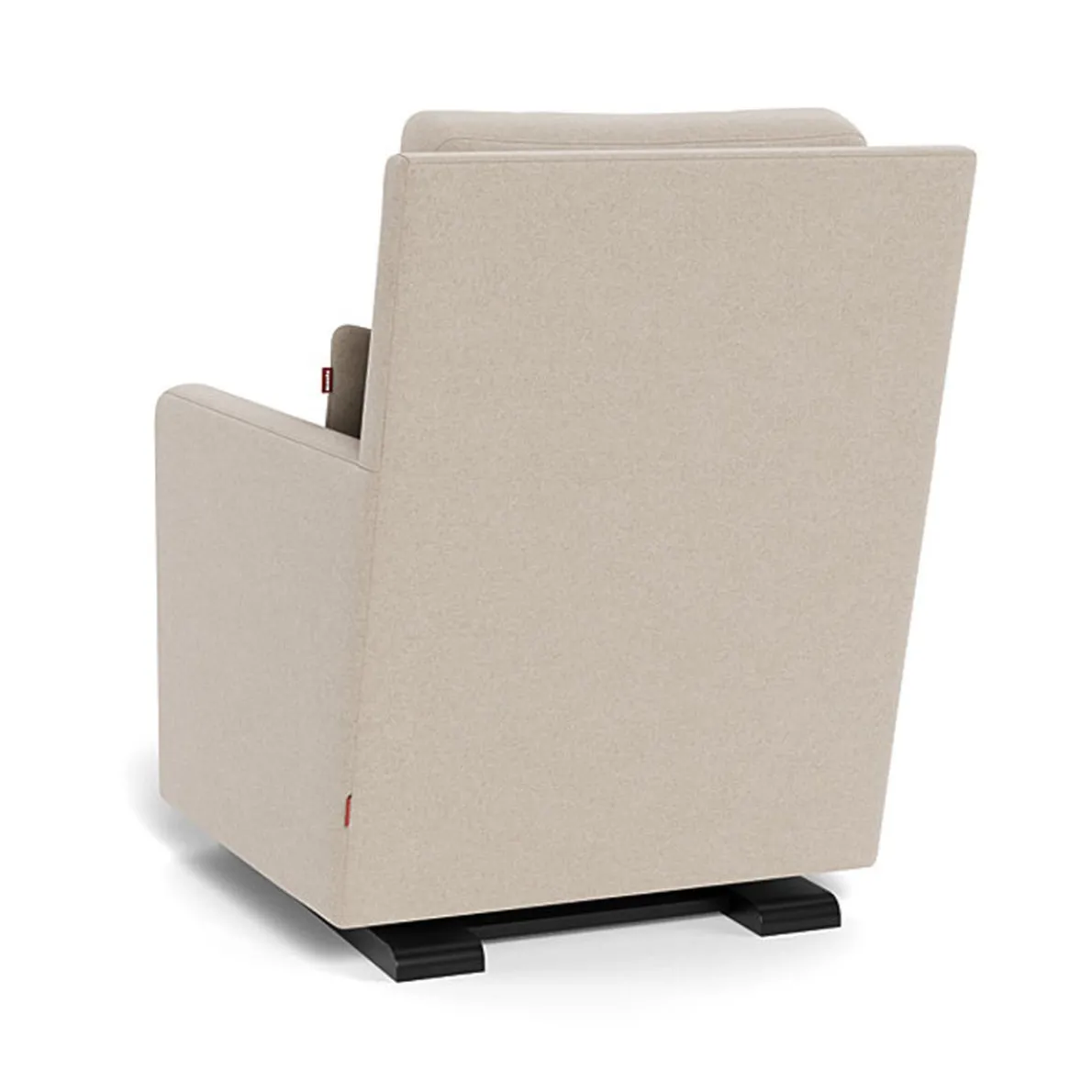 Como Glider - Wool Fabric with Espresso Base