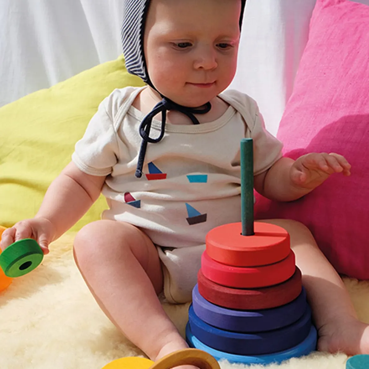 Conical Tower - Multi-Coloured