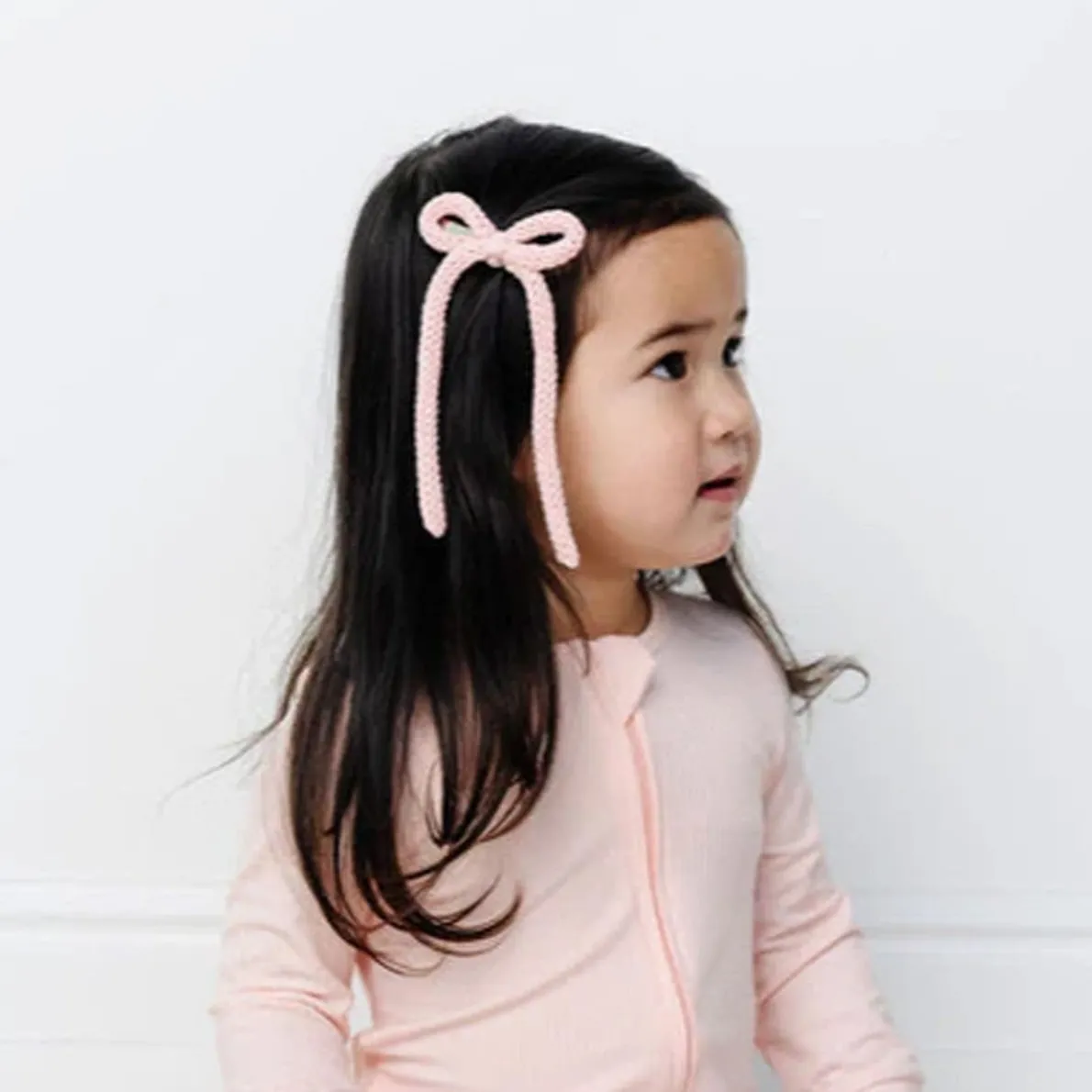 Crochet Bow Sash Clip