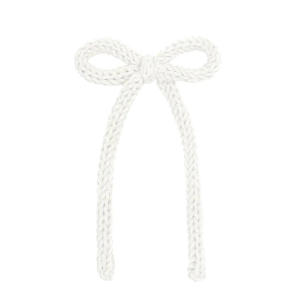 Crochet Bow Sash Clip