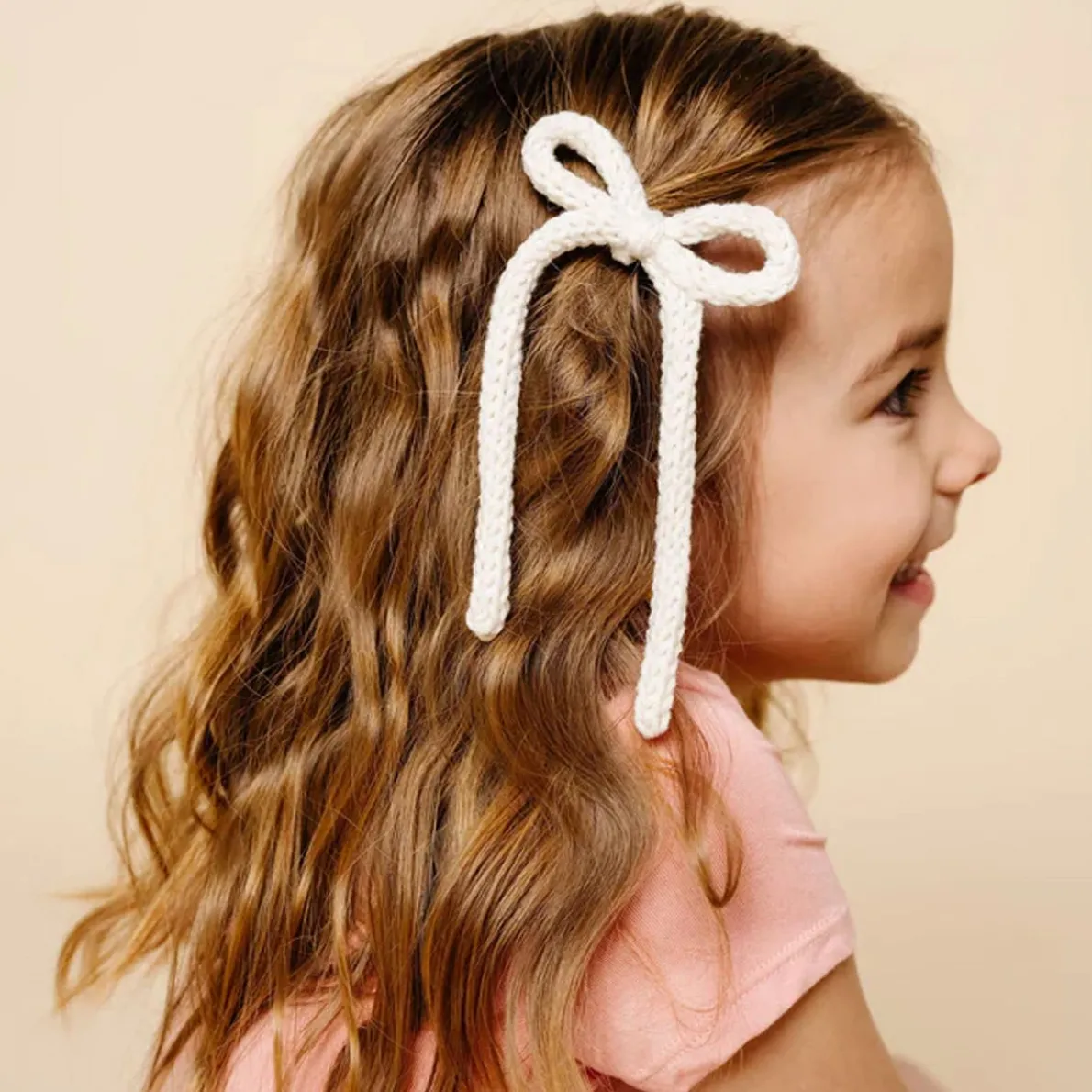 Crochet Bow Sash Clip