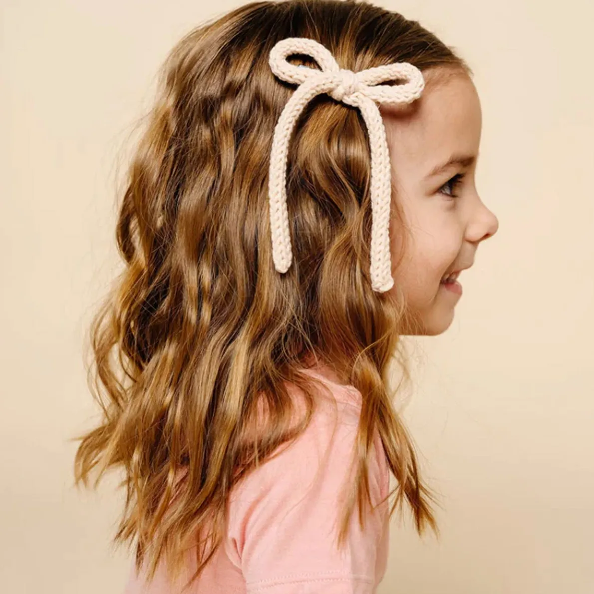 Crochet Bow Sash Clip