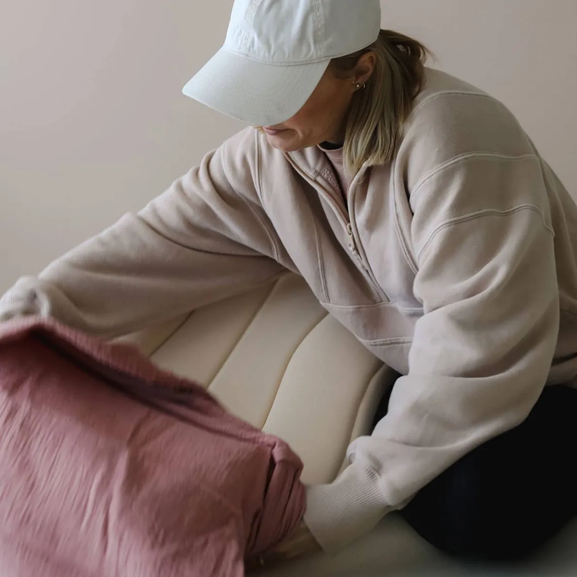 Curve Lounger Muslin Cover