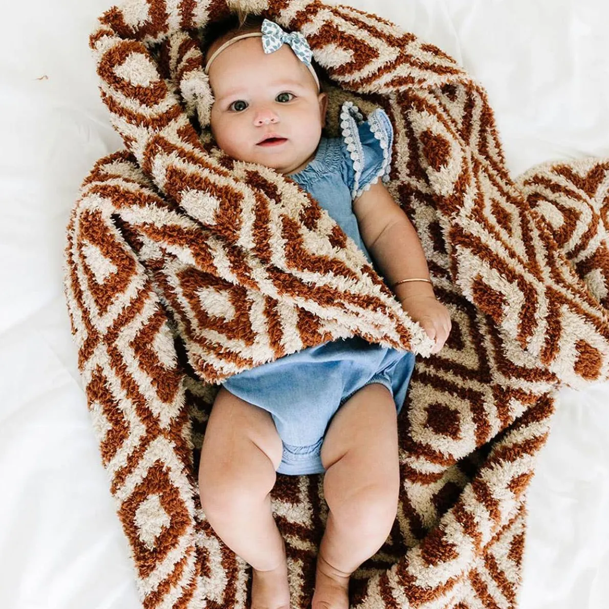 Double Layer Bamboni Receiving Blanket