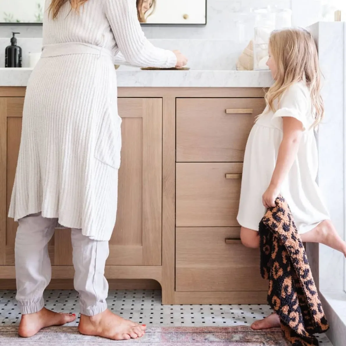 Double Layer Bamboni Receiving Blanket