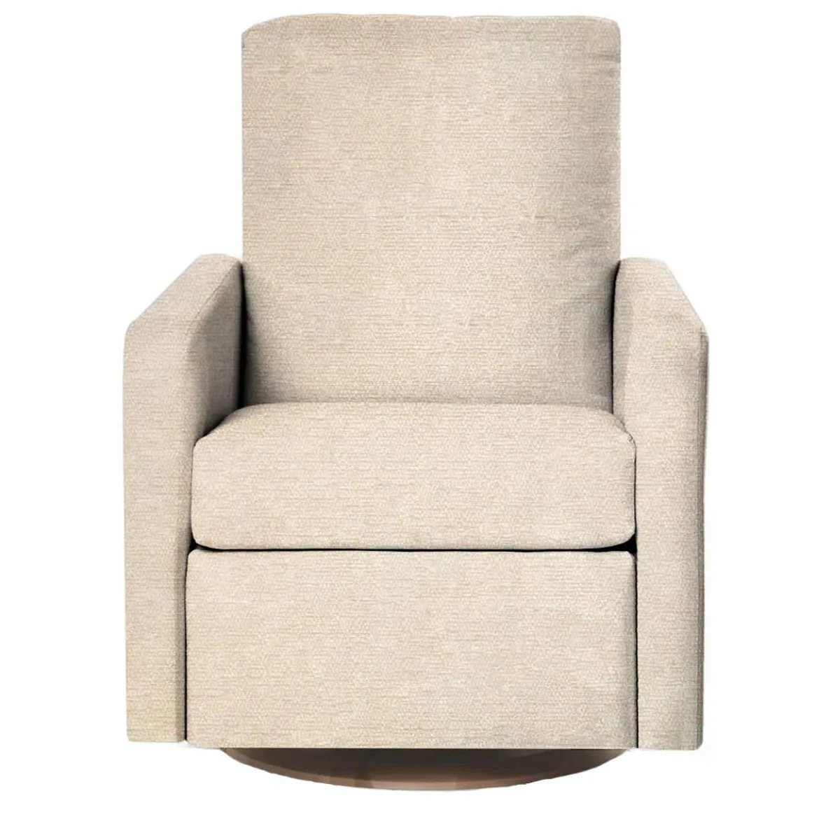 Drew Swivel Glider with Power Recline Wood Base (Grade C)
