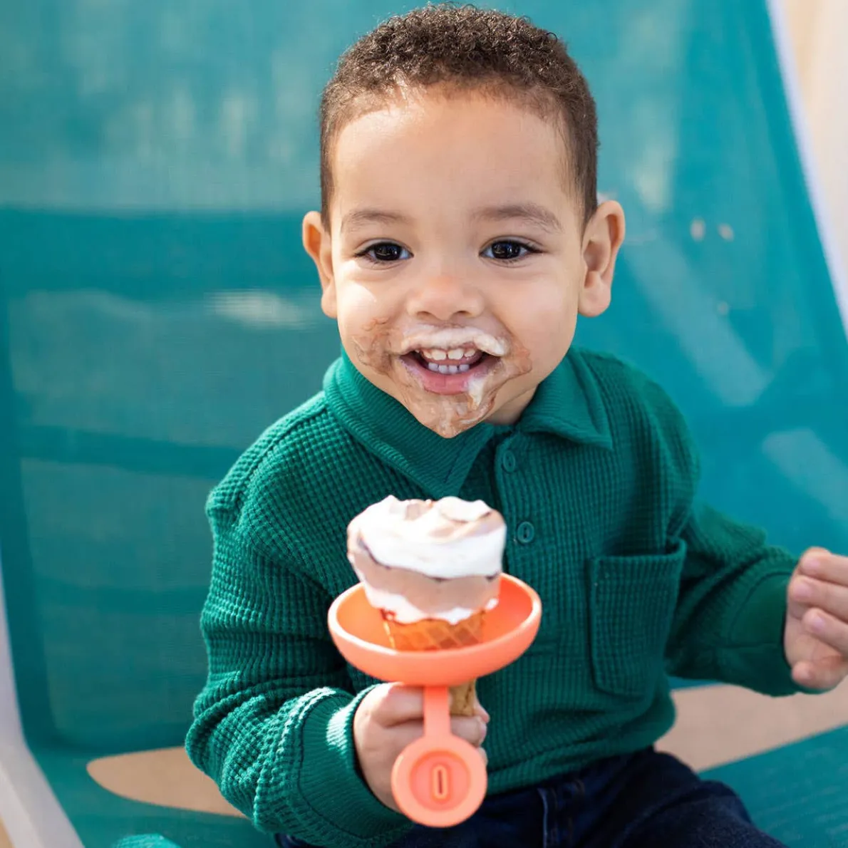 Drizzle Popsicle and Ice Cream Cone Holder (2 Pack)