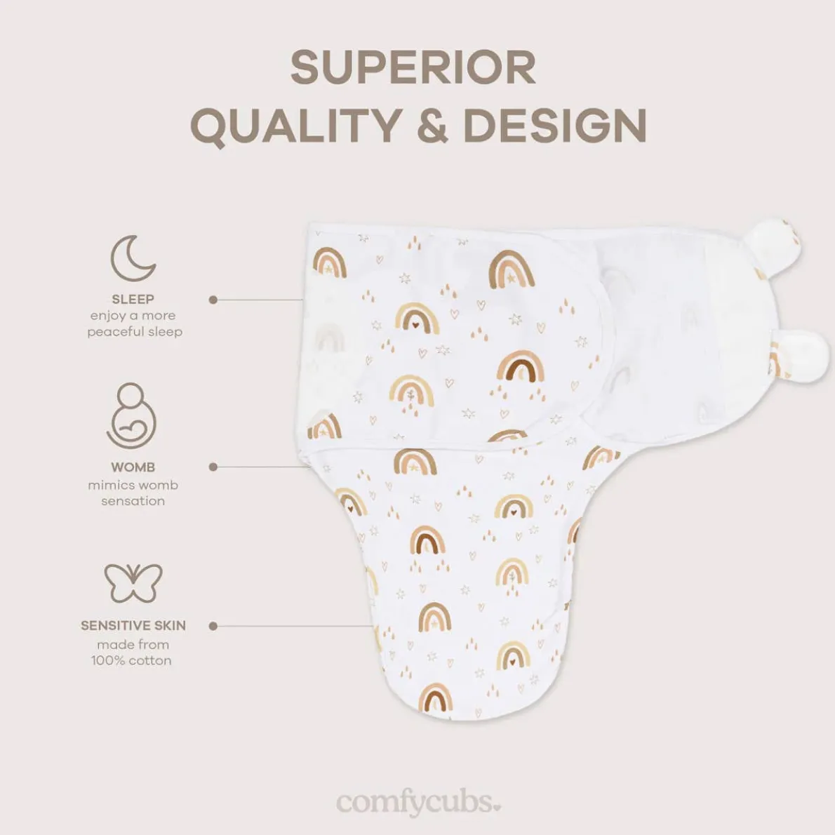 Easy Swaddles (3 Pack)