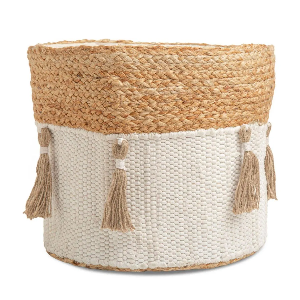 Ezra Cotton + Jute Storage Bin