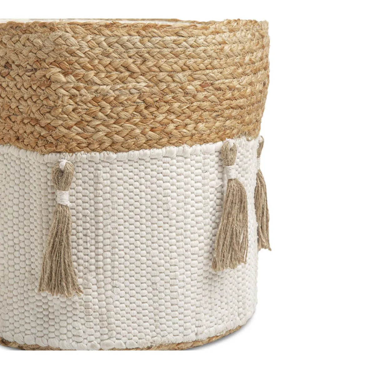 Ezra Cotton + Jute Storage Bin